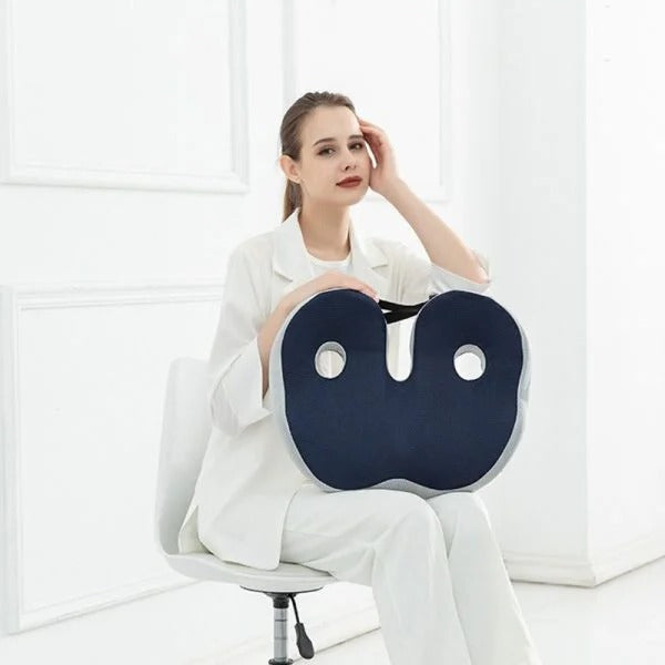 Adjustable Memory Foam Sit Bone Relief Seat Cushion