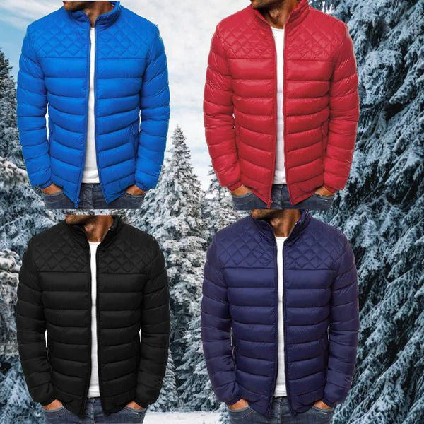 Men's Waterproof and Windproof Quilted Jacket