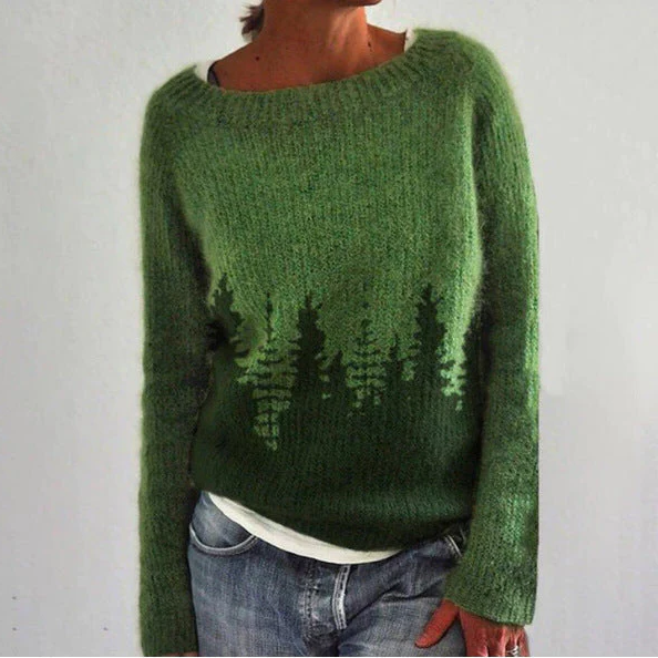 Women's retro sweater