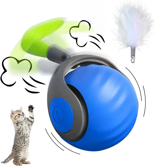 Interactive Rechargeable Cat Toy Ball