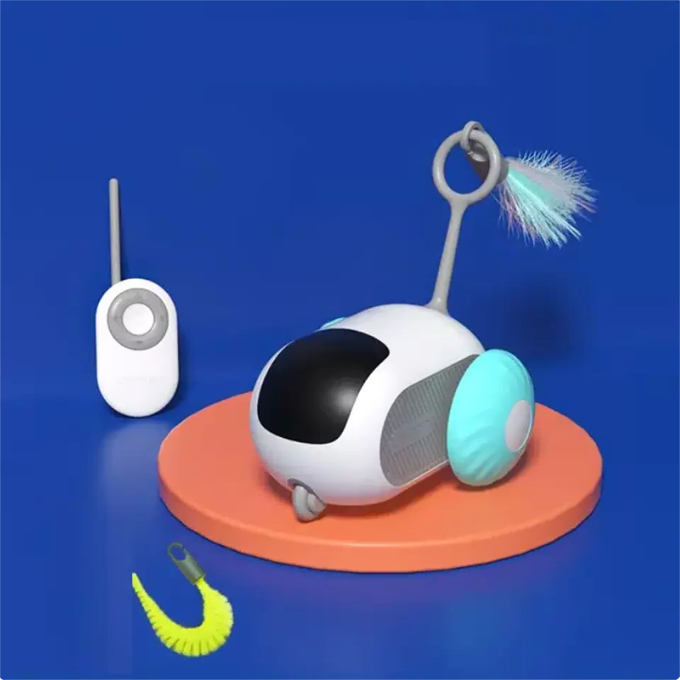 Smart Pet Sports Car Toy - Remote Control Interactive Cat Toy USB Charging