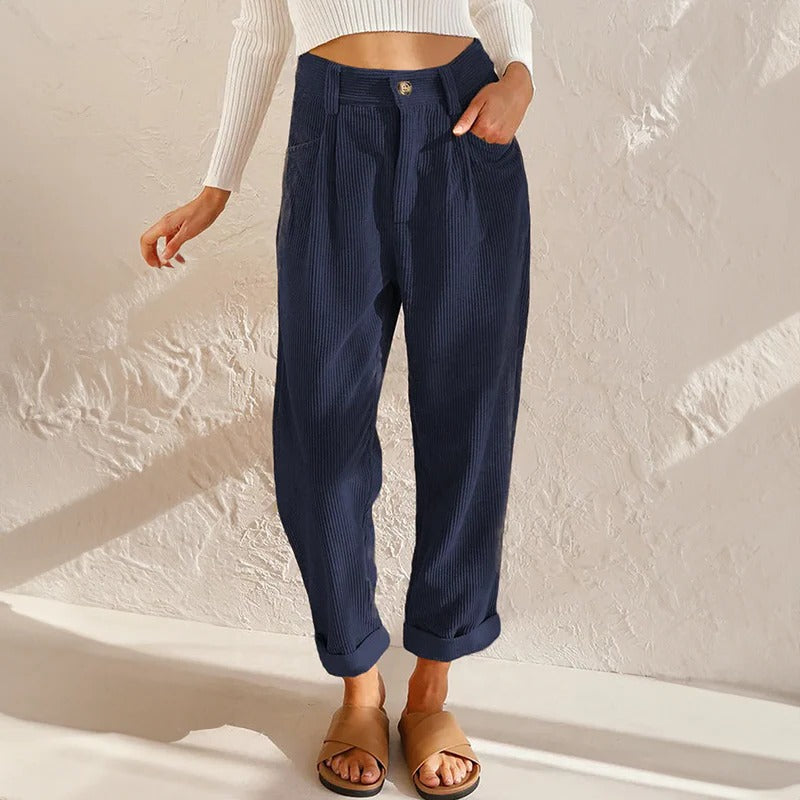 Casual Corduroy Pants For Women