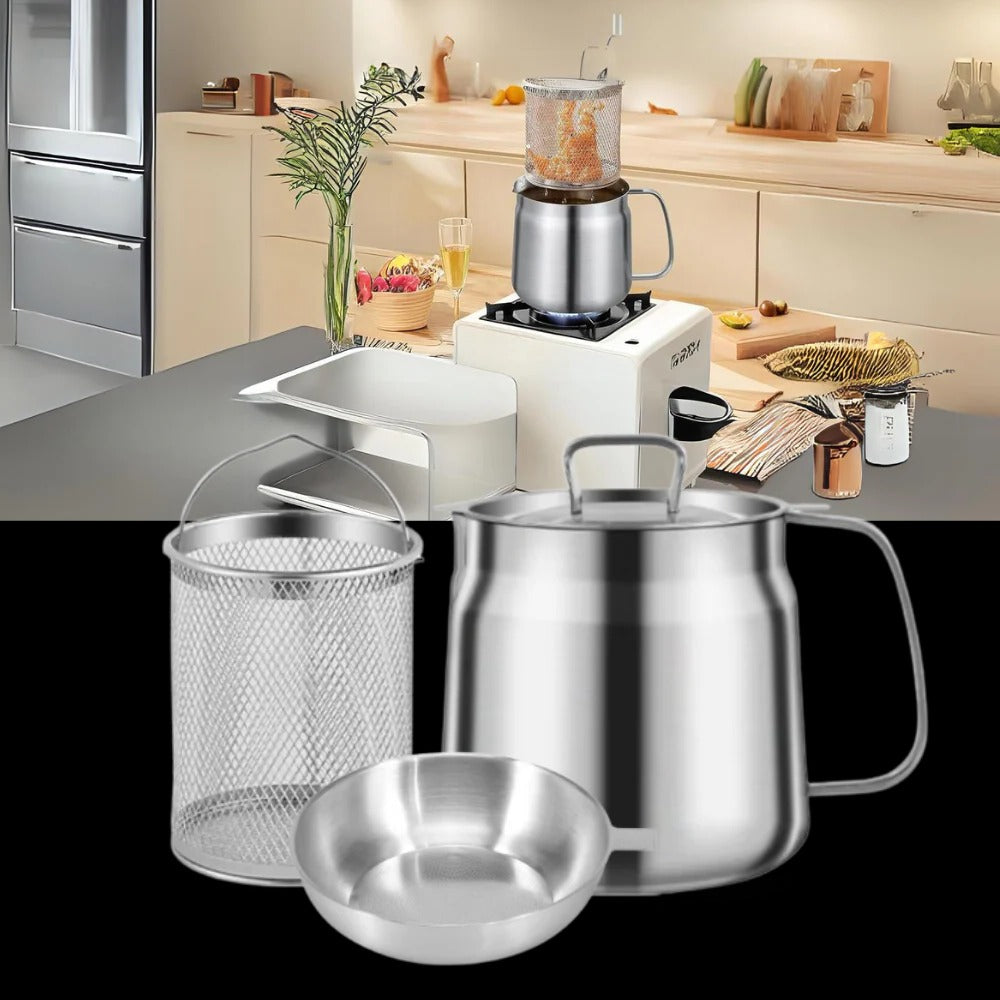 2-in-1 Deep Frying Pot