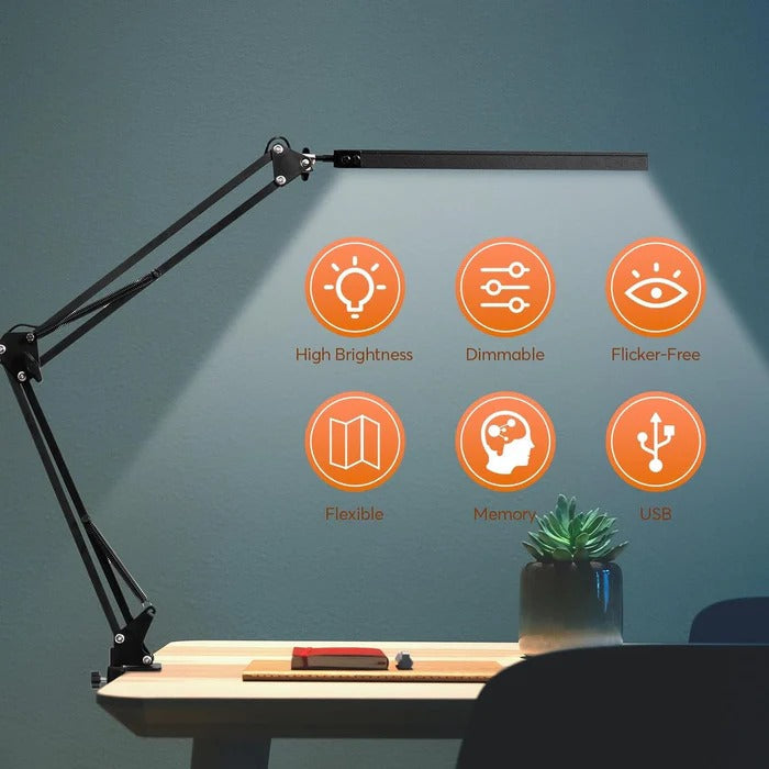 LED Desk Lamp with Clamp