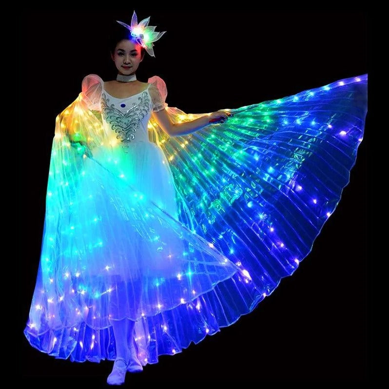 LED Fluorescent Butterfly Wings