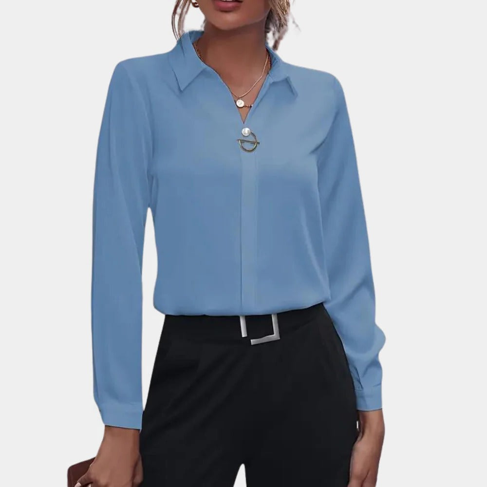 Elegant Plain Ladies Blouse