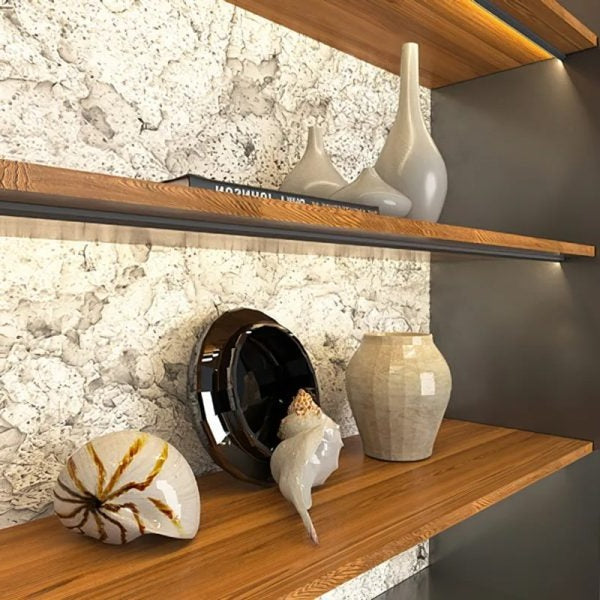 45 Degree LED Under Cabinet Lighting Bars Invisible Ultra Thin Strips