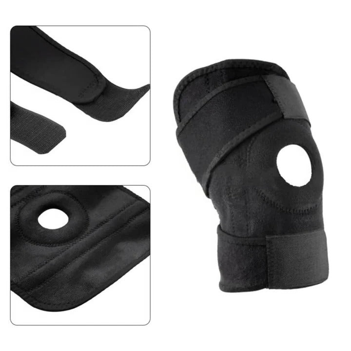 Knee Support with Adjustable Compression | for Pain Relief - Injury Recovery - Arthritis and Sports Stability