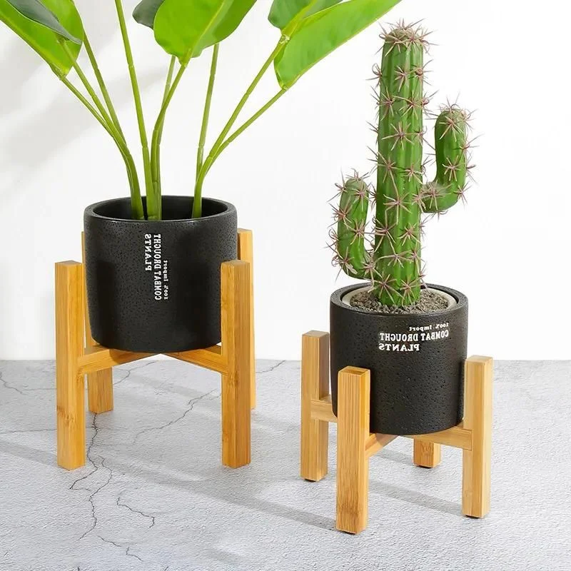 Wooden Plant Pot Trays