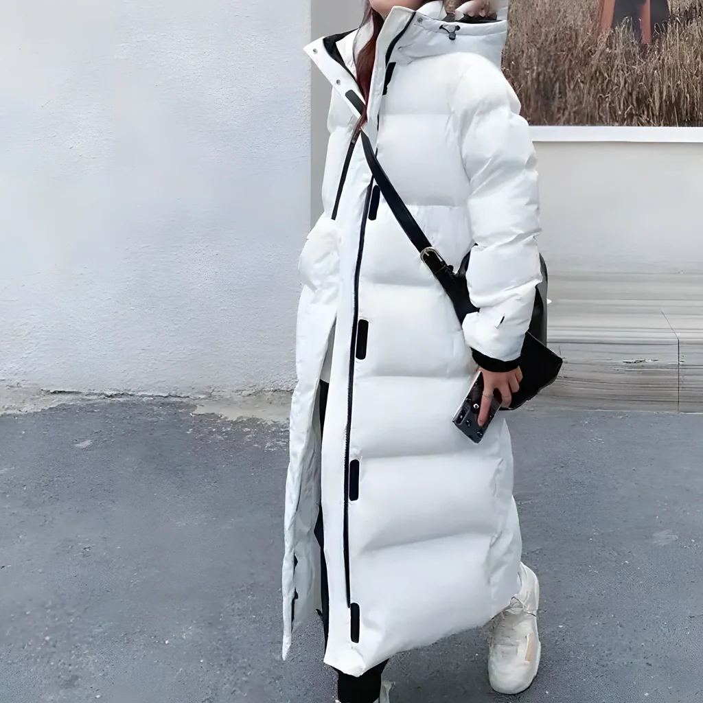 Fashionable and windproof long jacket
