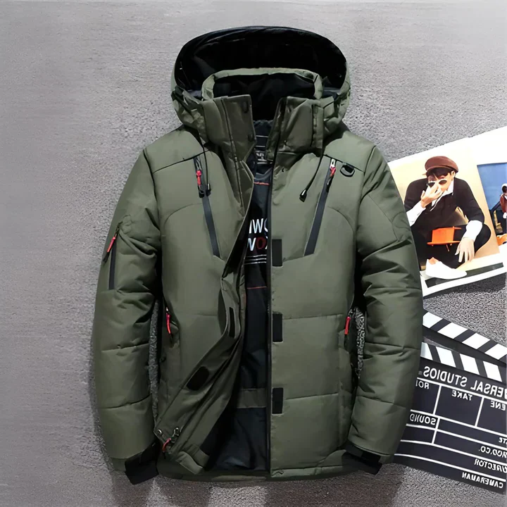 Luxurious down jacket