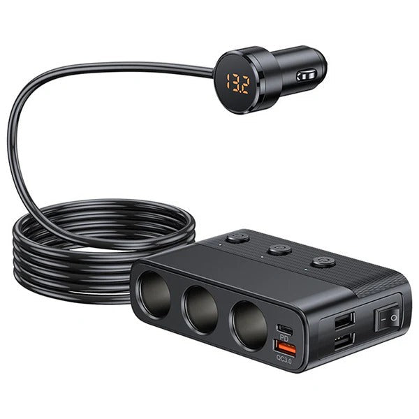 7-in-1 Car Cigarette Lighter Adapter