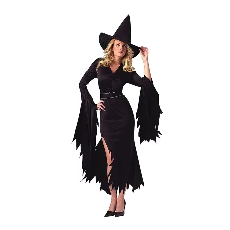 Official Witch Costume Masquerade Party Adult Role-Play