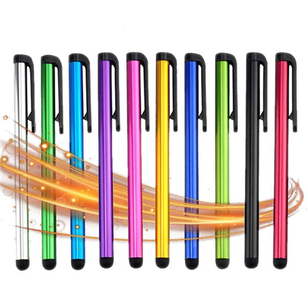 Universal Touch Screen Stylus with Soft Rubber Tips - 10 Pcs
