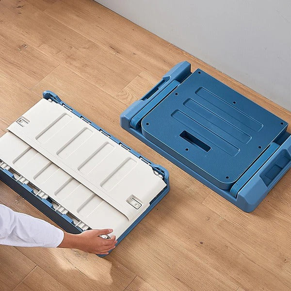 Spacious Indoor / Outdoor Collapsible Trunk Storage Bin Container With Seat