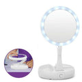 LED Folding Vanity Mirror