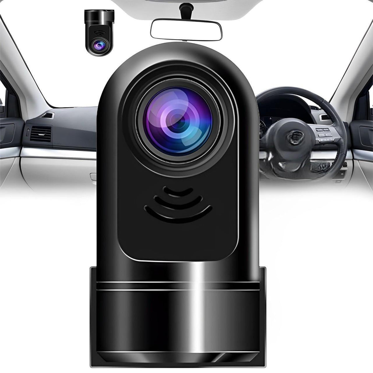 Car Dashcam with Surveillance Camera