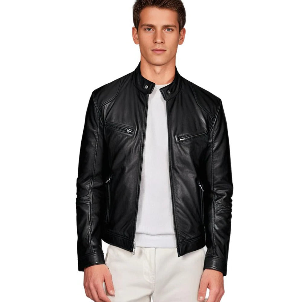 Men's leather jacket