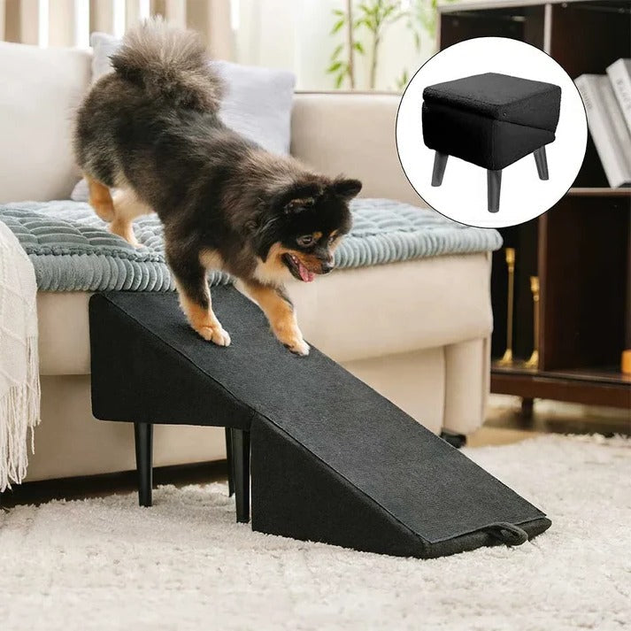 2-in-1 Convertible Dog Ramp and Step Stool