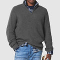 Business Casual Pullover with Zipper