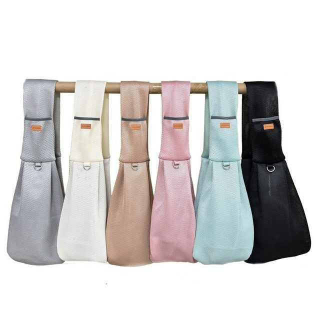 Lightweight & Breathable Crossbody Dog Sling Shoulder Bag