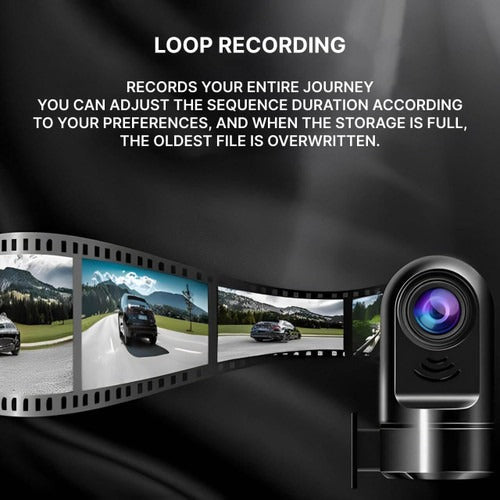 Car Dashcam with Surveillance Camera