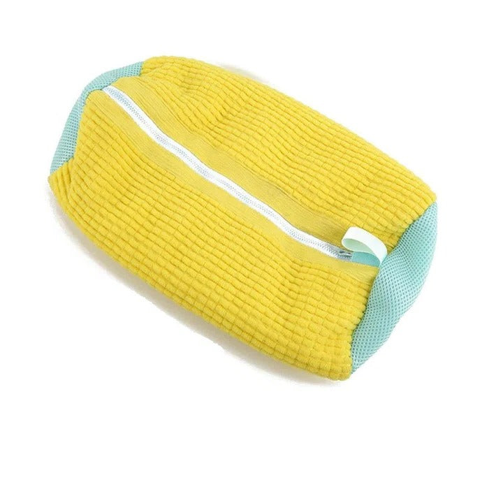 Reusable Shoe Laundry Cleaning Bag - Zippered Wash Bag for Washing Machines, Perfect Sneaker & Tennis Shoe Cleaner Kit for Dirt-Free Shine