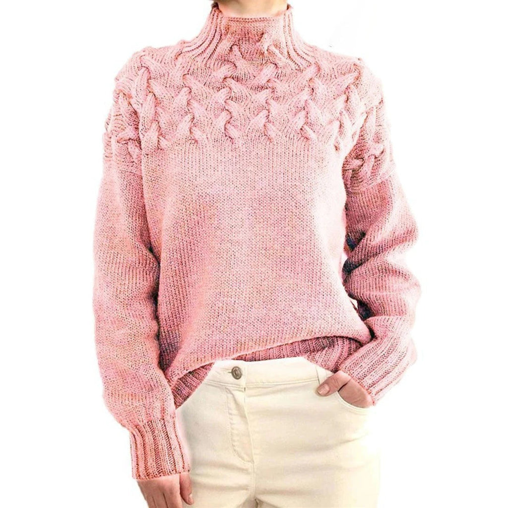 Women's Knitted Turtleneck Sweater