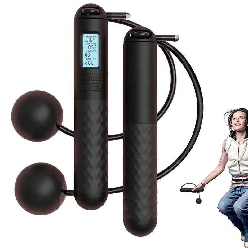 Weighted Cordless Jump Rope with Counter