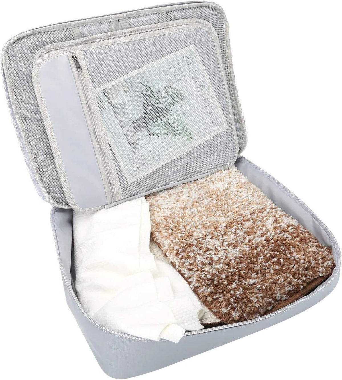 Document Organizer - Multi-Layer Safety Bag with Zipper for Cards, Files, and Travel Storage