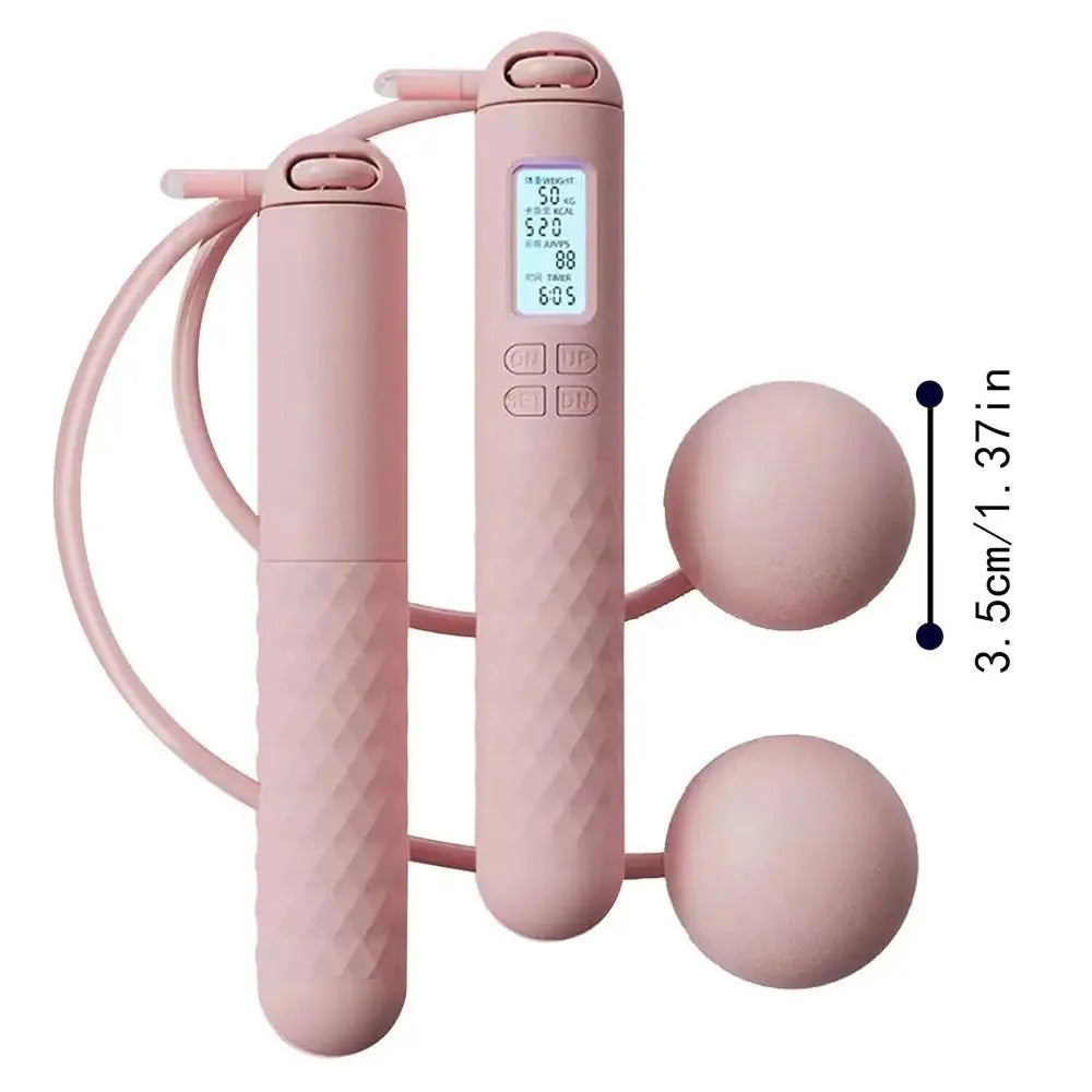 Weighted Cordless Jump Rope with Counter