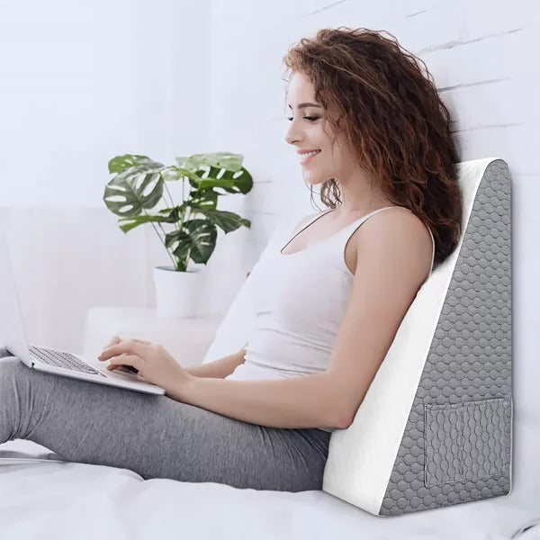 Triangle Memory Foam Wedge Pillow for Sleeping