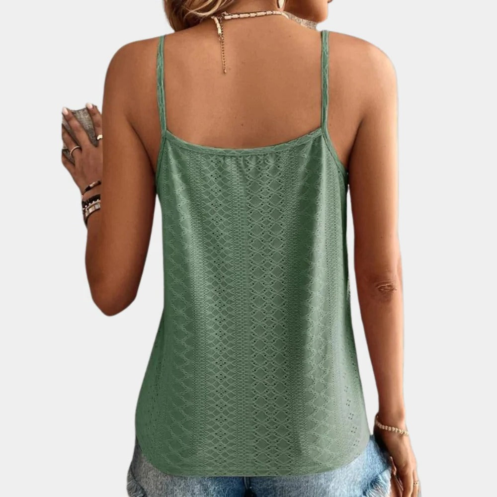 Stylish Women's Top With V-neck