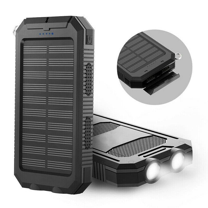 500000mAh Solar Charger Waterproof Power Bank External