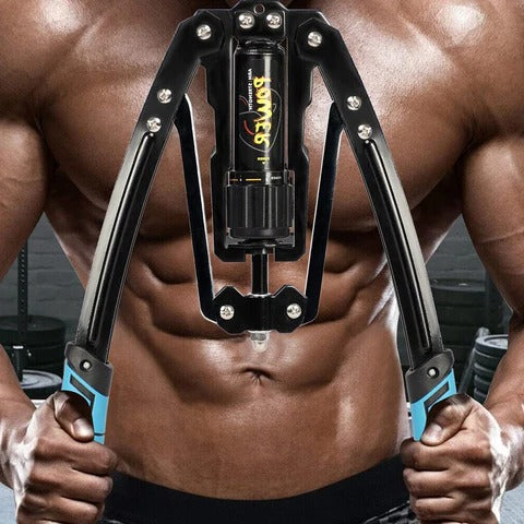 Heavy Duty Hydraulic Chest Arm Resistance Exerciser Workout Tool