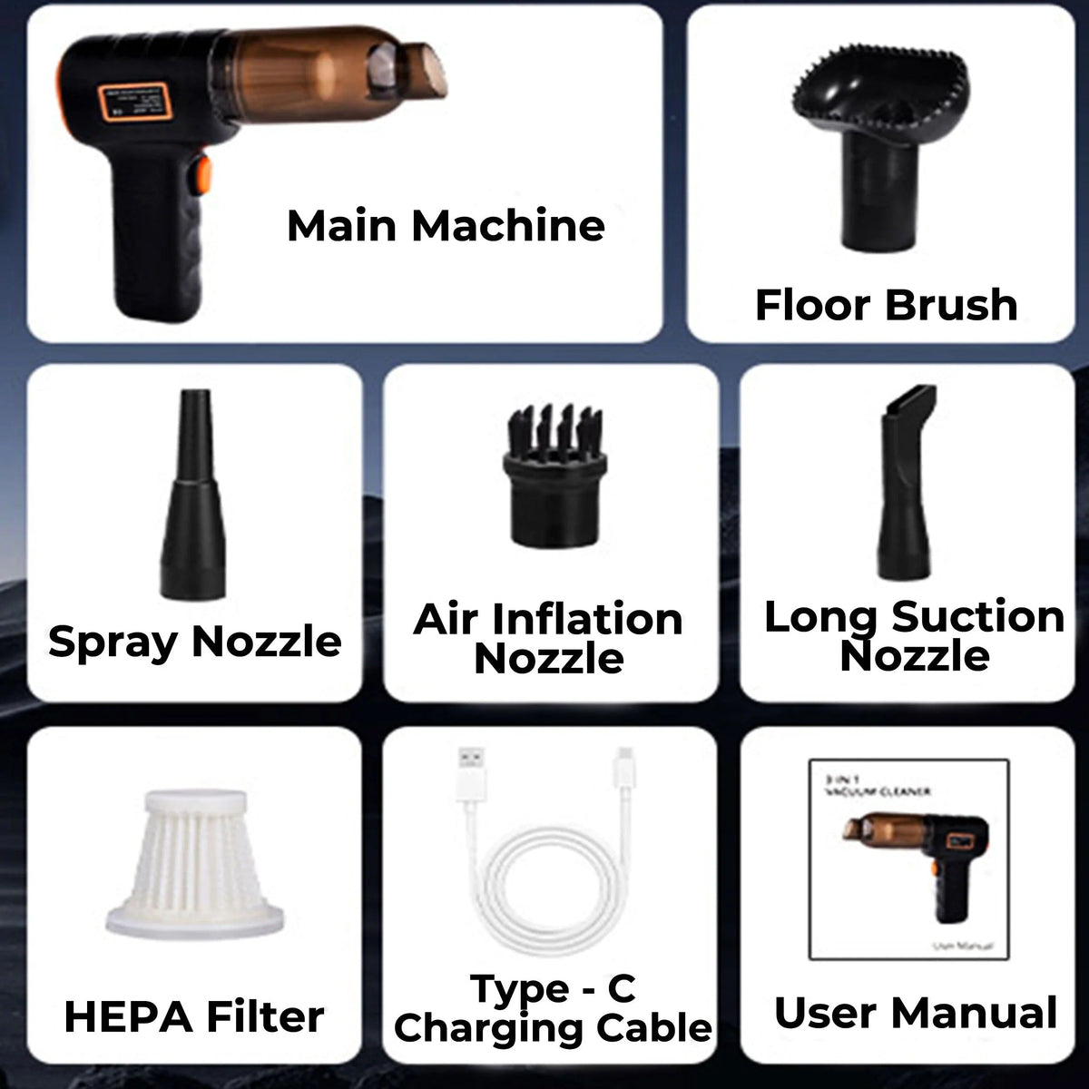 Cordless Car Vacuum Cleaner