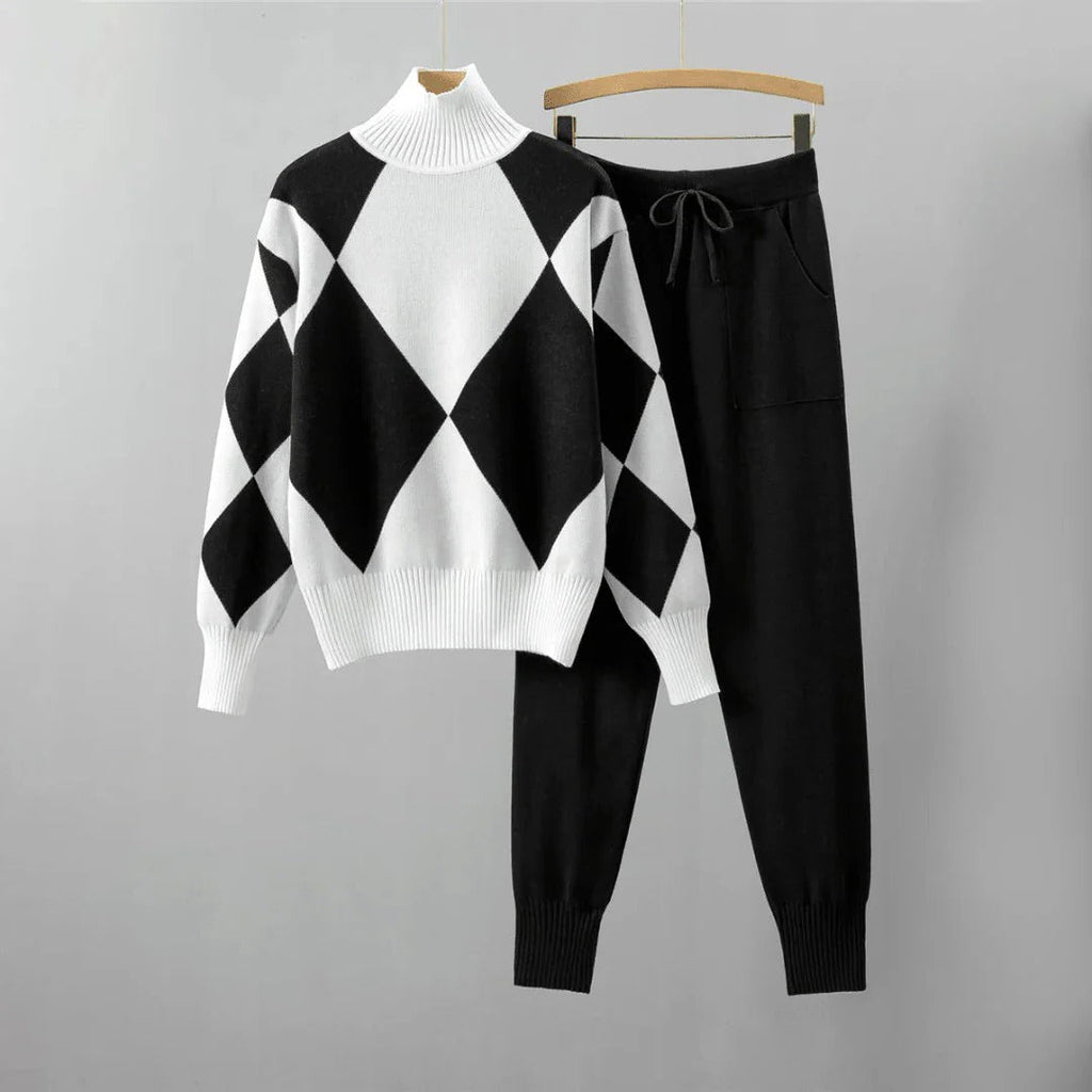 Warm Sweater and Pants Set