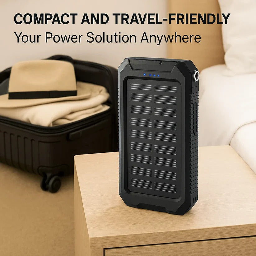 500000mAh Solar Charger Waterproof Power Bank External