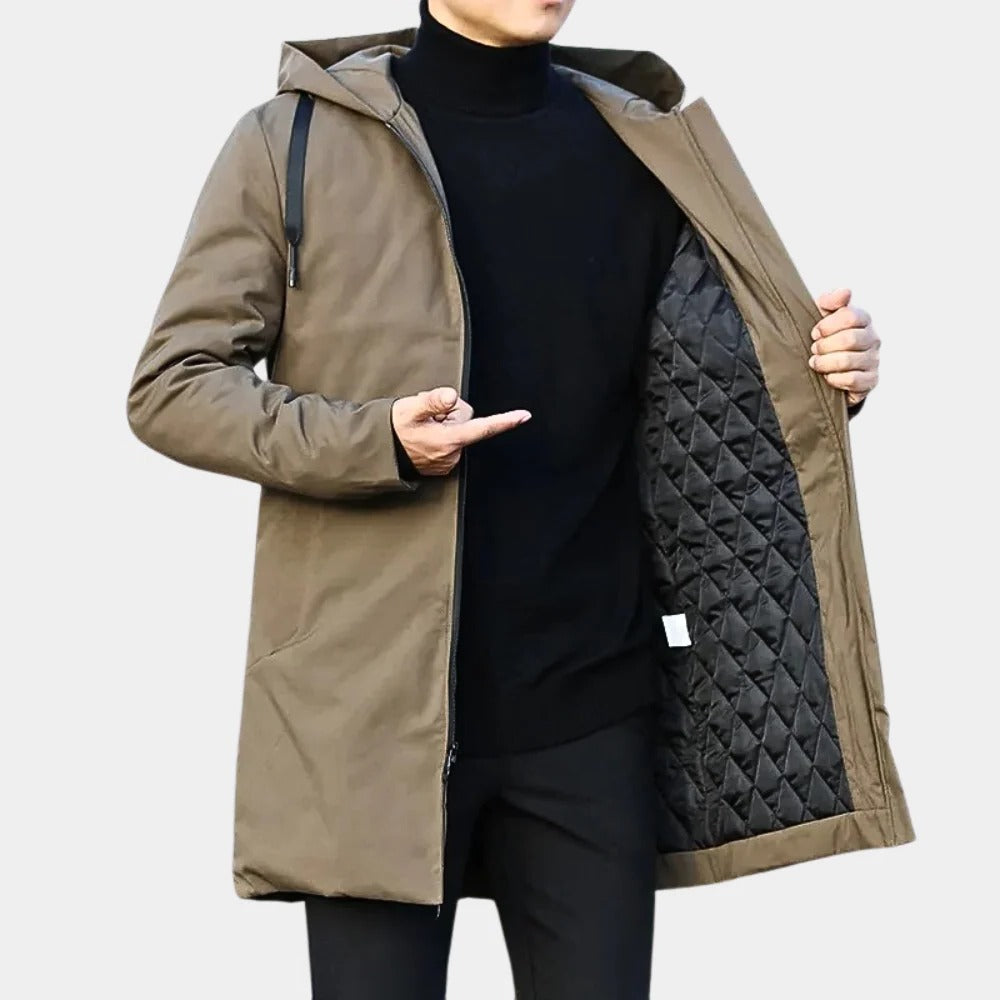 Neat Long Men's Coat