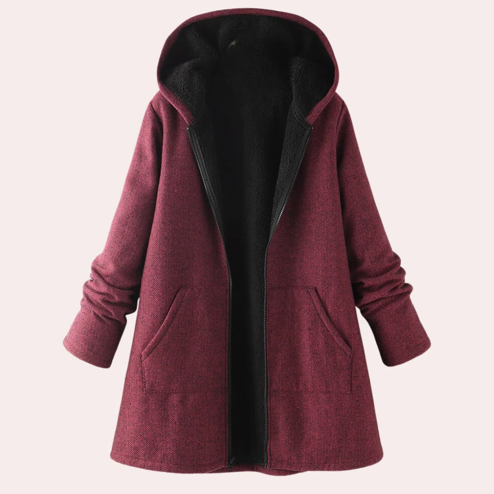 Women's Casual Warm Hooded Jacket