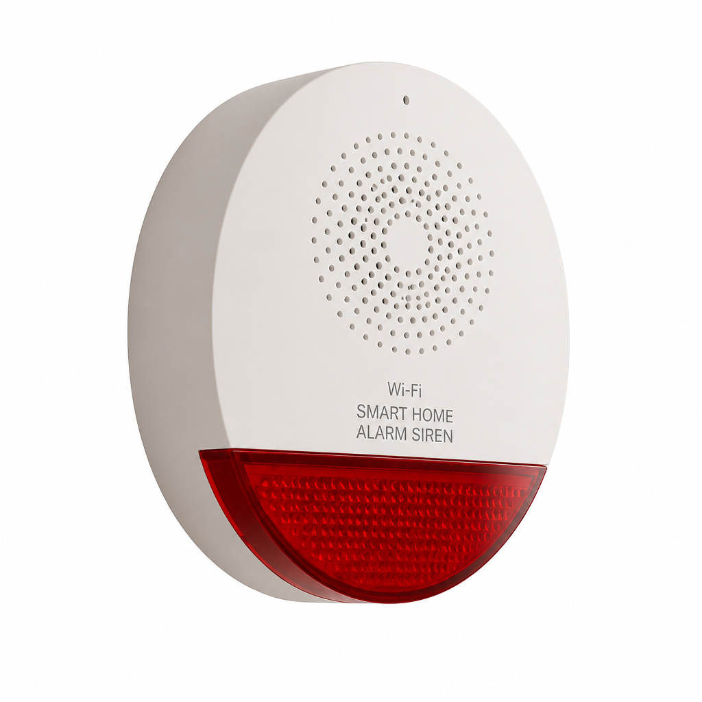 ORISVERA Wi-Fi home alarm siren, 120dB indoor intruder alert