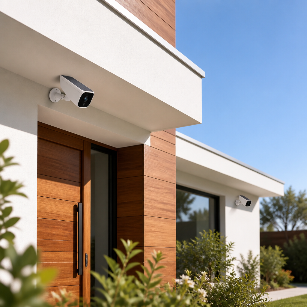 ORISVERA 4K Solar Security Camera 2-Pack - Wireless Outdoor, microSD Local Storage