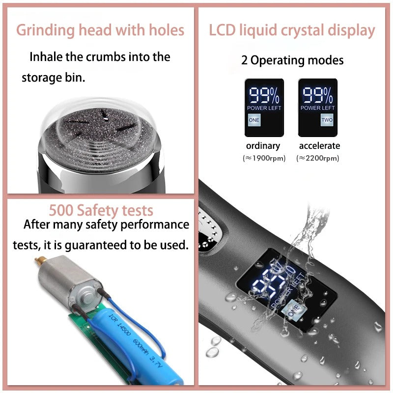 Professional Electric Foot Hard Skin Remover – Get Rid of Calluses & Rough Skin Easily