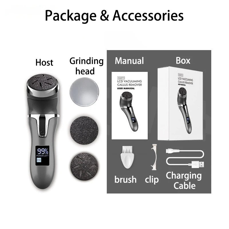 Professional Electric Foot Hard Skin Remover – Get Rid of Calluses & Rough Skin Easily