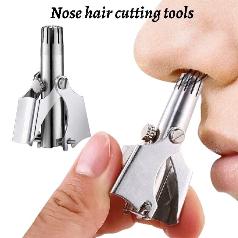 Nose Hair Trimmer for Men Stainless Steel Manual Trimmer