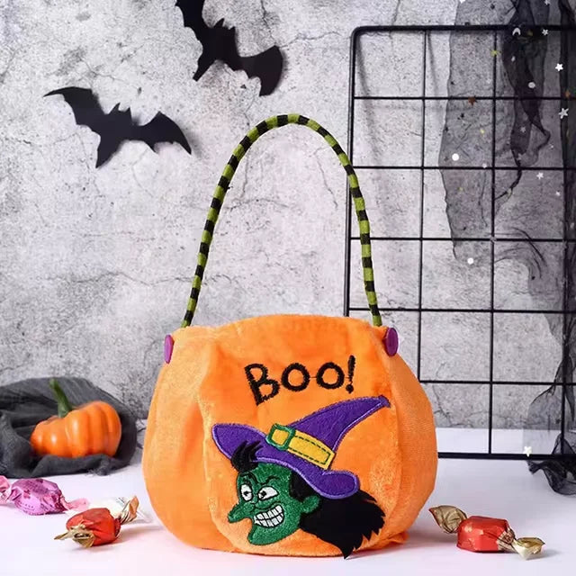Pumpkin Halloween Treat Bag for Kids