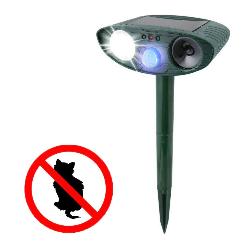 Dog Outdoor Solar Ultrasonic Repeller - Get Rid of Dogs in 48 Hours