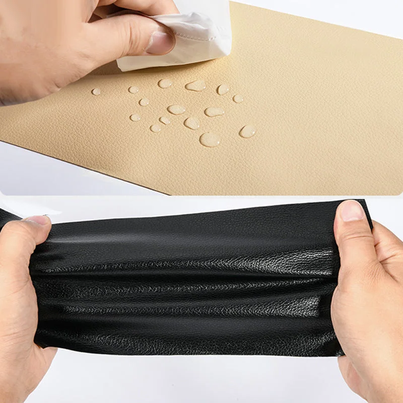 Self-Adhesive Leather Refinisher Cuttable Sofa Repair Patch (19.7 x 53.9 inches)