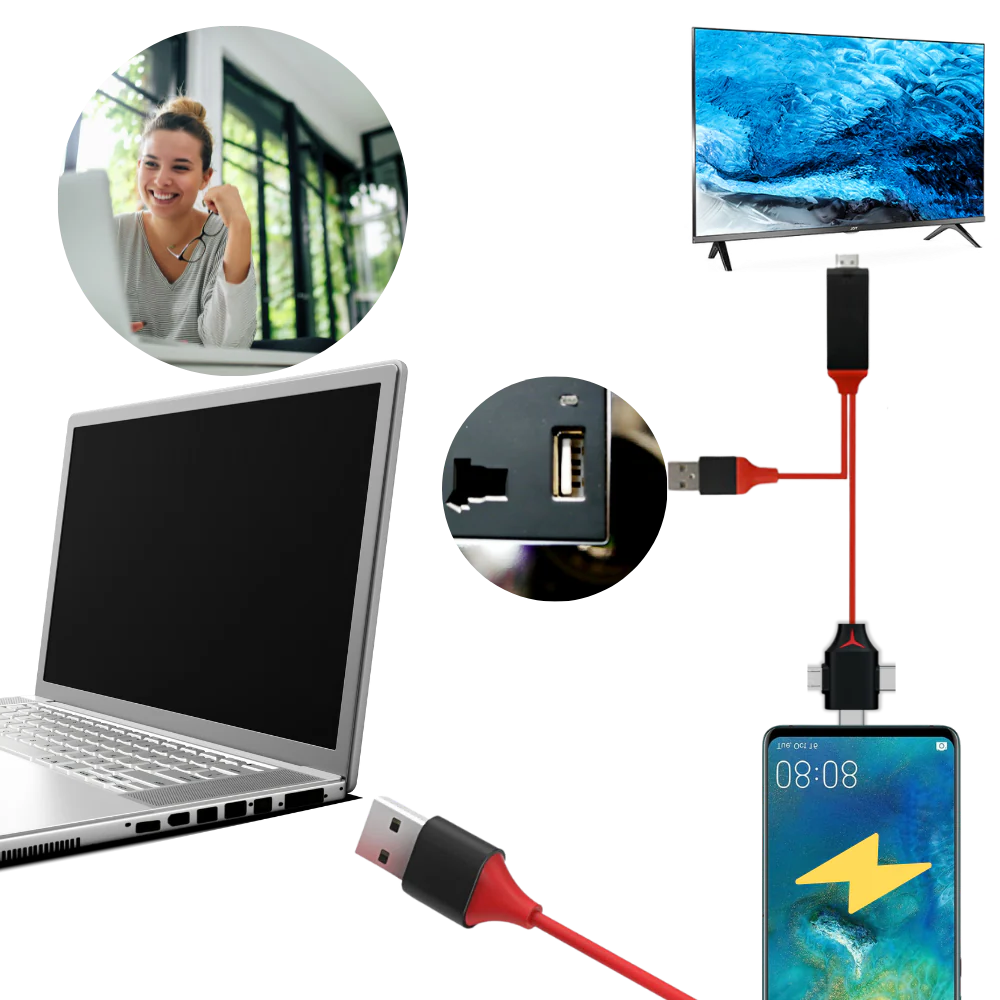 HMDI Adapter Cable for Phones and Tablets