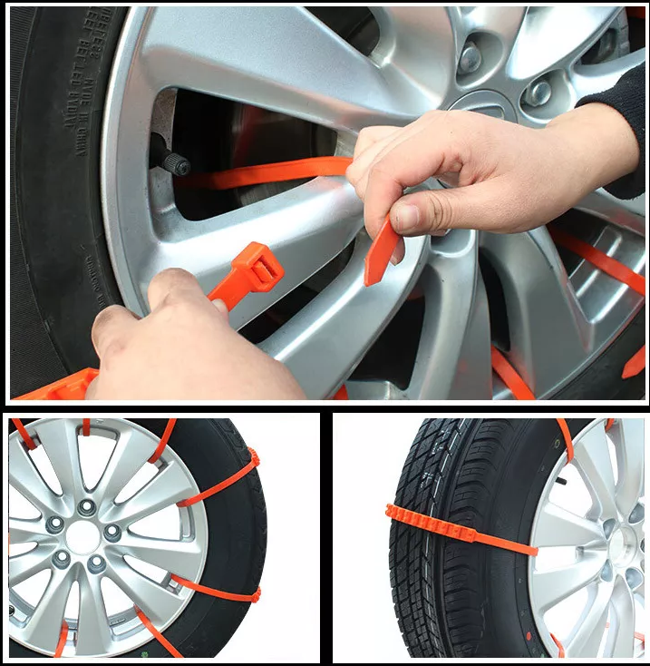 Reusable Anti Snow Chains Of Car